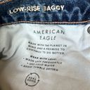 American Eagle NWT  Low Rise Baggy Jean  Comfort Stretch Size 10 Regular  Blue Photo 12