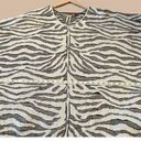 STAUD  Cassia Zebra Shawl - Animal - Off White Multi Large Photo 4