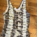 One Piece BUCKETLIST S tie dye black white romper pant suit  hippie festival Photo 1