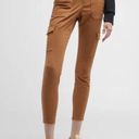 Spanx  Petite High Waisted Stretch Twill Ankle Cargo Pant in Honey Glow Photo 0