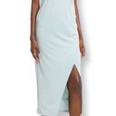 Open Edit NWT  Faux Wrap Slip On Dress In Teal Mist Photo 0