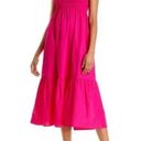 Jason Wu  NWT Tiered Peplum Maxi Dress Open Back Spring Cottagecore Barbie Pink M Photo 1