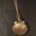 NWT Ocean Oyster Shell w Pearl Necklace 16" Lobster Lock Photo 2