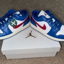 Jordan 1 Low Sport Blue Gym Red Photo 2