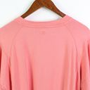 Sweaty Betty  Terri Knit Step Hem Crewneck Sweater Coral M Photo 6