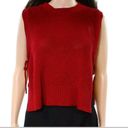 Nordstrom Closet Space Tie Side Slit Knit Sweater Tank Top M Photo 1