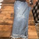 Old Navy  Full Panel Distressed Boyfriend Fit Cropped Maternity Jeans Photo 3