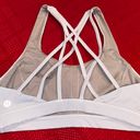 Lululemon Free To Be Serene Bra Size 4 Serene Blue Light Support C/D Cup Photo 1