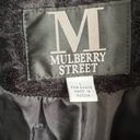 Mulberry Vintage  Street Black Coat Soft Giraffe Print Button Front Jacket Size M Photo 11