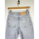 ZARA  Grey Heavyweight Denim Jeans w/ Distressing Size US 4, Eur 36 Photo 4