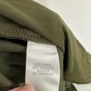 J.Jill  Olive Green Linen Blend Wide Leg Paperbag Waist Tie Detail Pants Size L Photo 5