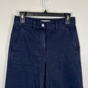 Everlane  Wide Leg Crop Pant in Navy Blue Size 4 NWOT Photo 2