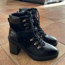 Kensie  Zahara black lug Sole Boots Photo 1