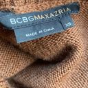 BCBGMAXAZRIA  Long Lambs Wool Sweater Brown Photo 6