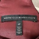 White House | Black Market  Floral-Jacquard Fit-And-Flare Dress size 4P Photo 6