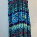 Kate & Mallory  Designs Dress Ikat Pattern Sleeveless V Neck Braid Waist Sz L GUC Photo 3