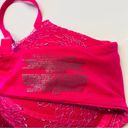 Victoria's Secret  Bombshell Plunge Super Push Up Bra Lace 36A add 2 Cups Pink Photo 6