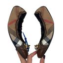 Burberry  Heritage House Check Shipley Ballet Flats Tan Brown Size 38 Photo 5