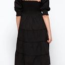Hill House NWT  | The Nesli Nap Smocked Midi Dress in Black | Size XS Photo 3