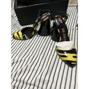 The Attico Luz Block Cone Heel Ankle Strap Pumps Yellow Black Size 36 Photo 62