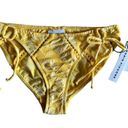 Robin Piccone  women's Sadie marigold Bikini Bottom Large NEW $66 Photo 1