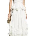 Rococo  Sand Mia Maxi Dress Lace Trim White Handkerchief Hem XS NWT Photo 0