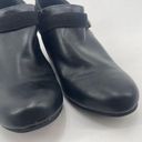 American Eagle  Womens Ankle Boots 2.5" Block Heels Zipper Buckle Suede Black 9M Photo 7