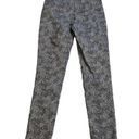 Joseph Ribkoff  Vertical Seam Notched Ankle Skinny Stretch Pants Geo Print 183525 Photo 2