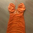 Cotton Candy LA Orange Body on Mini Dress Photo 4