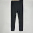 J.Jill  Ponte Knit Leggings Charcoal Gray Center Seam Mid Rise Stretch Size S Photo 3