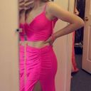 La Femme Hot Pink Prom Dress Photo 0