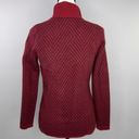 Lands'End MWOT  women's cashmere red turtleneck sweater, size XS Photo 4