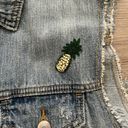 American Eagle Denim Patchwork Vest Photo 5