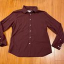 Goodfellow & Co Slim Northrop Shirt Button Down long Sleeve Shirt Maroon extral large M Photo 1