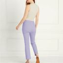 Hill House NWT  The Claire Pants Mid Rise Lavender Stretch Cotton Sz L Photo 1