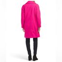 Bcbg Maxazria Double Breasted Boucle TEDDY Coat Jacket Bright Pink Size M NEW Photo 2