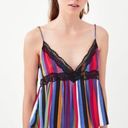 Zara TRF Multicolor Stripe Lace Trim V Photo 2