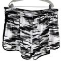 Cacique Swim by  Swim Shorts 20 Black White Built in Brief Pockets Photo 1