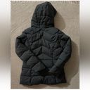 Ralph Lauren Lauren  Women's Black Hooded Comfy Puffer Zip Up Winter Coat Size S Photo 9