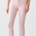 DL1961  Florence Skinny Mid-Rise Ankle Pink Denim Pants Size 23 Photo 2