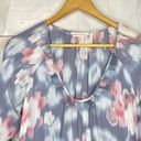 Rebecca Taylor  • Mini Dress • Floral • Medium • Long Sleeve • 100 Silk • Size 8 Photo 6