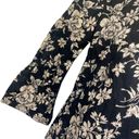 Maison Scotch  La Femme Selon Marie Black Tan Flower Beaded Tunic Top Size 2 L Photo 2