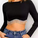 Sincerely Jules Rhinestone Crop Top Photo 0