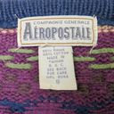 Aeropostale 1990s Vintage  Chunky Knit Exploded Knit Cardigan Sweater Small Photo 94