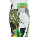 Bebe Womens  Tropical Palm Print Chic Pencil Skirt w Gold Hardware - Sz M Photo 0