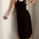 Chaser NWT  Stretch Velvet V Back Hi-Lo Midi Dress Photo 0