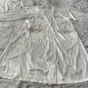 Victoria's Secret Vintage Victoria’s Secret white satin embroidered maxi robe, size L gold label Photo 0