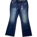 Vigoss New  Jagger Boot Cut Jeans Womens Size 16X32 Luxe Stretch Classic Fit Blue Photo 0