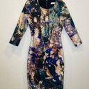 Hunter Bell  Abstract Splatter Stretchy Bodycon Dress EUC Sz S Multicolored Photo 0