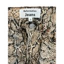 Reformation  Peyton snakeskin print jeans Size 26 Photo 3